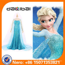 Adulto vestido de cosplay anna para Halloween mulheres congeladas princesa elsa traje